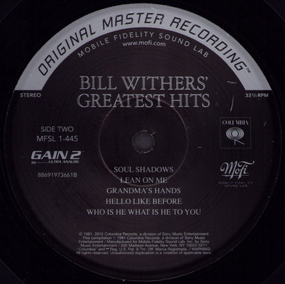 Bill Withers' Greatest Hits | Mint (M) Mint (M)