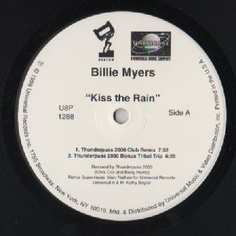 Billie Myers Kiss The Rain Universal Records, Deston 12" Near Mint (NM or M-) Generic