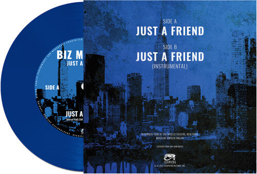 Just A Friend (Colored Vinyl, Blue, Remixed, Remastered) (7" Single) | Mint (M) Mint (M) - HIP HOP *SEALED/COLOR*