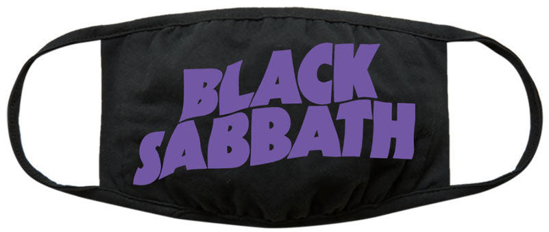 Black Sabbath Wavy Logo Face Covering |