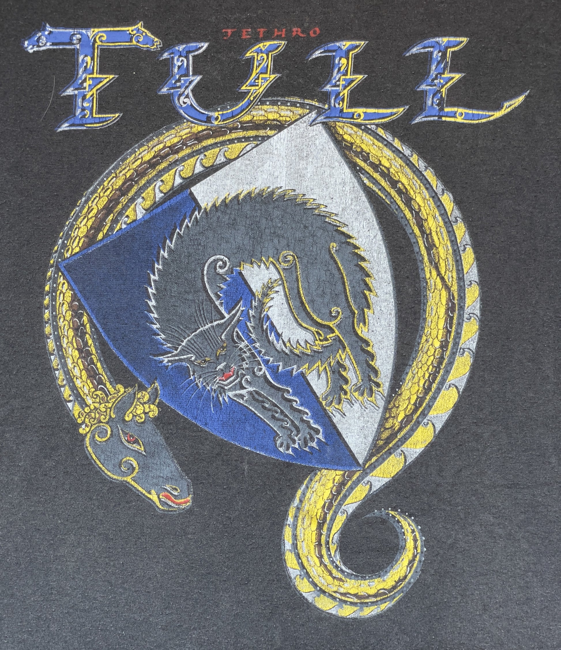 1987 Tour | Men's Black 50/50 XL Short Sleeve T-Shirt | Black