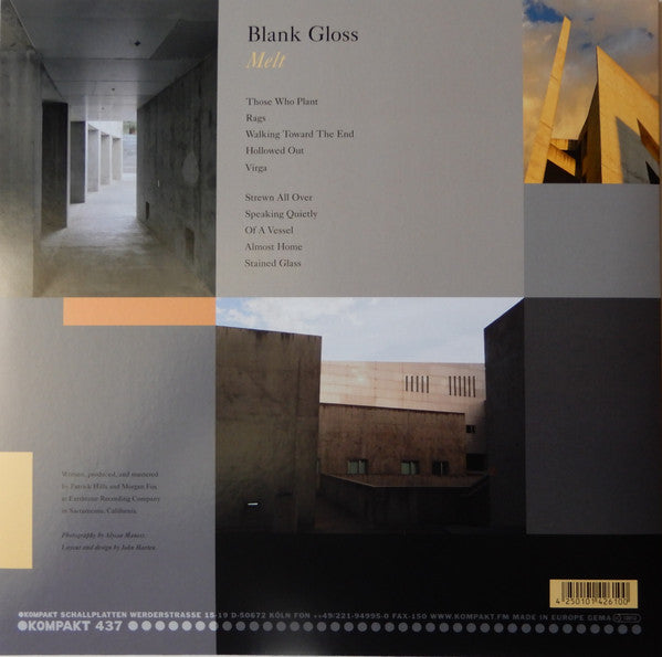 Blank Gloss Melt Kompakt LP, Album, Cle Mint (M) Mint (M)