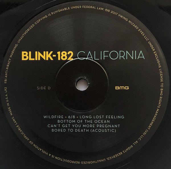 California | Mint (M) Mint (M) - PUNK *SEALED*