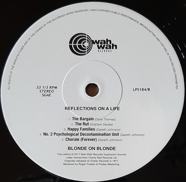 Reflections On A Life (VINYL) | Mint (M) Mint (M) - ROCK * NEW*