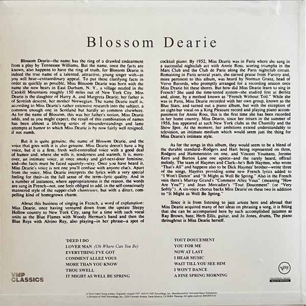 Blossom Dearie | Mint (M) Mint (M)