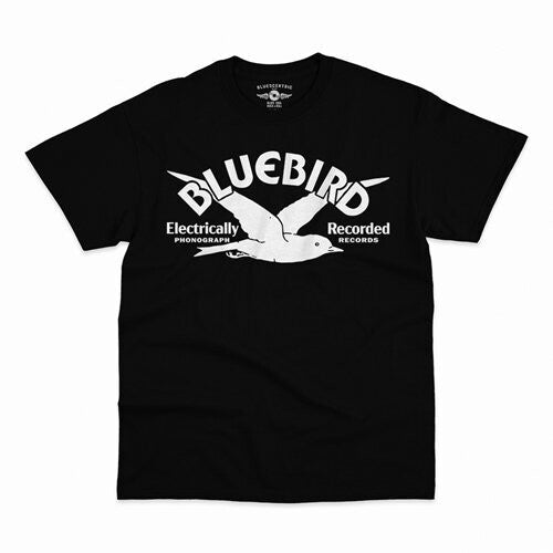 Bluebird Records - Bluebird Records - Logo - Heavy Cotton Unisex T-Shirt - Large Black |