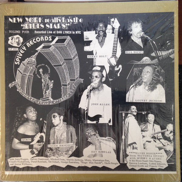 Various - New York Really Has The Blues Stars (Volume Four) (VINYL LP) | Near Mint- (NM-) Near Mint (NM) - BLUES/FUNK / USED *NEAR MINT-*