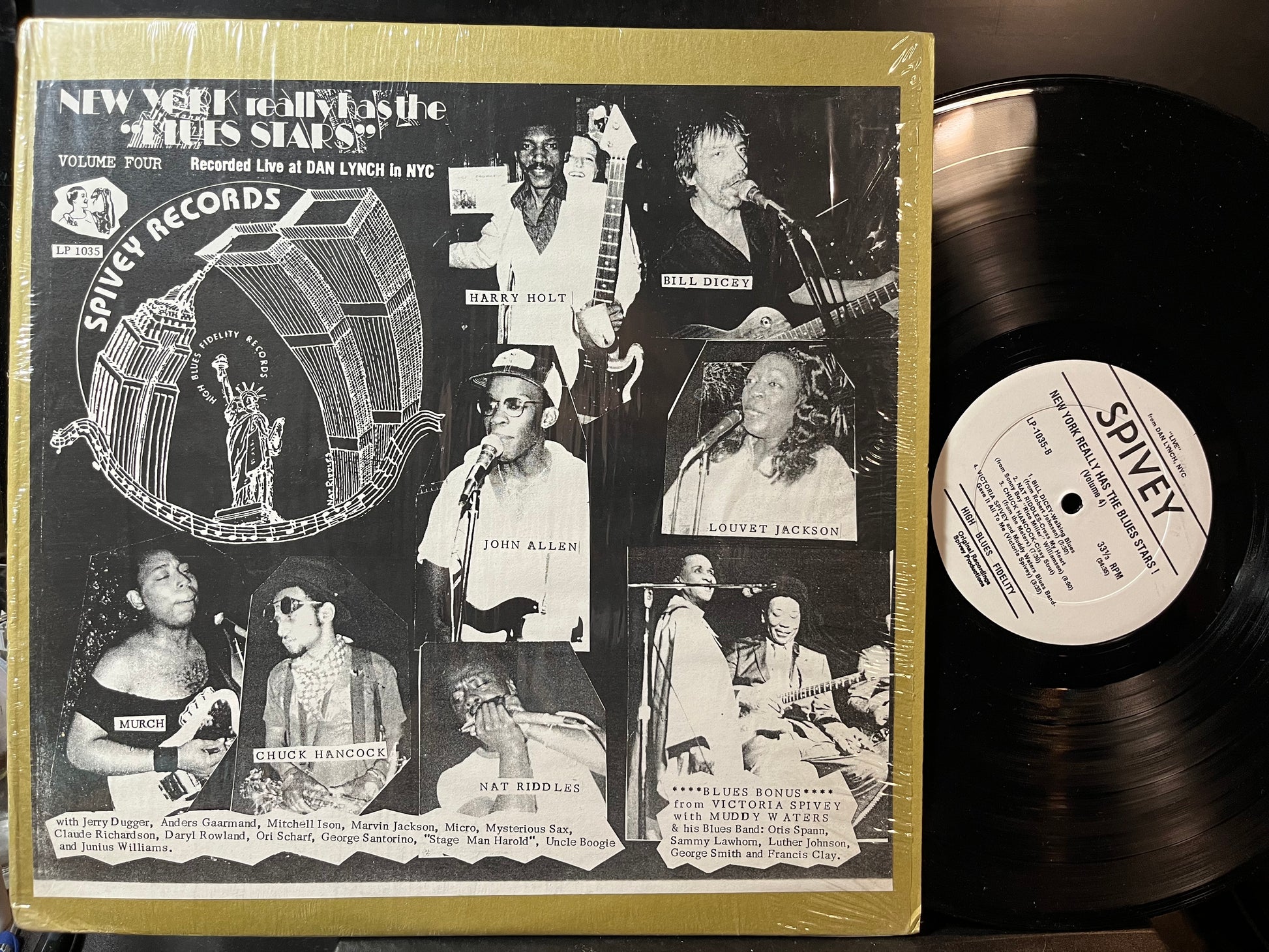 Various - New York Really Has The Blues Stars (Volume Four) (VINYL LP) | Near Mint- (NM-) Near Mint (NM) - BLUES/FUNK / USED *NEAR MINT-*