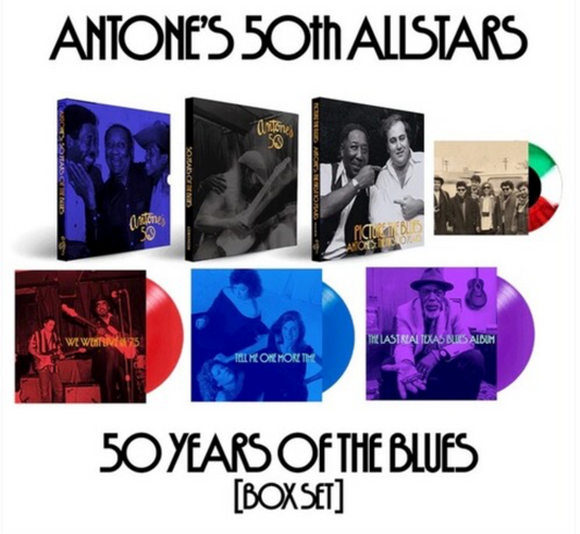 Antones: 50 Years Of The Blues (Purple Blue And Red 4xVINYL) | Mint (M) Mint (M) - BLUES *NEW/COLOR/BOX SET*