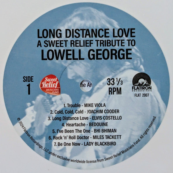 Various - Long Distance Love (A Sweet Relief Tribute To Lowell George) (WHITE VINYL) | Mint (M) Mint (M) - BLUES *NEW/COLOR*