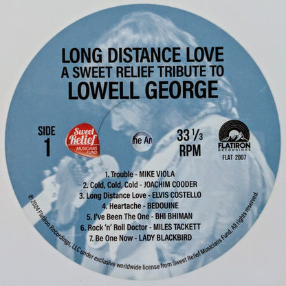 Various - Long Distance Love (A Sweet Relief Tribute To Lowell George) (WHITE VINYL) | Mint (M) Mint (M) - BLUES *NEW/COLOR*
