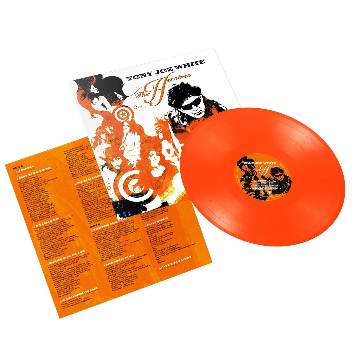 Tony Joe White - (PRESALE 10/2/26) Heroines (MOV ORANGE VINYL LP) | NEW - BLUES *NEW/COLOR*