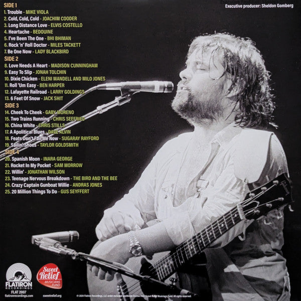 Various - Long Distance Love (A Sweet Relief Tribute To Lowell George) (WHITE VINYL) | Mint (M) Mint (M) - BLUES *NEW/COLOR*