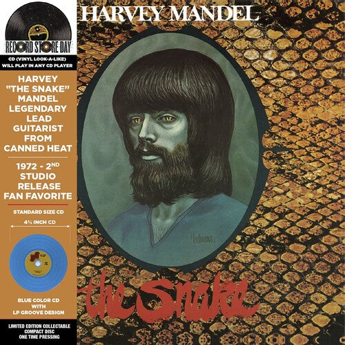 HARVEY MANDEL - THE SNAKE (RSD Translucent Turquoise VINYL LP) | NEW Mint (M) Mint (M) - BLUES *NEW/COLOR*