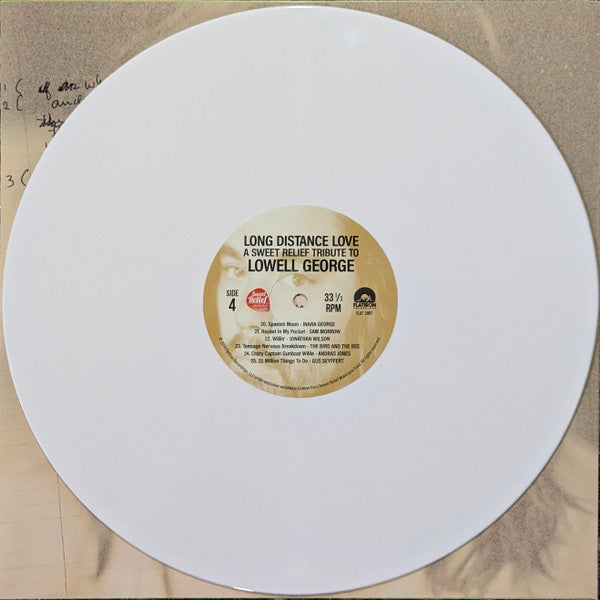 Various - Long Distance Love (A Sweet Relief Tribute To Lowell George) (WHITE VINYL) | Mint (M) Mint (M) - BLUES *NEW/COLOR*