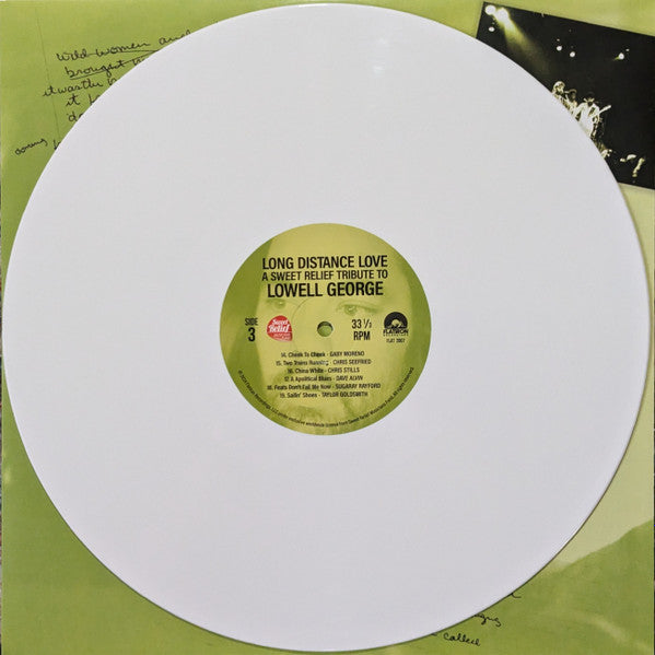Various - Long Distance Love (A Sweet Relief Tribute To Lowell George) (WHITE VINYL) | Mint (M) Mint (M) - BLUES *NEW/COLOR*