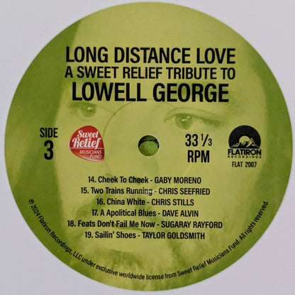 Various - Long Distance Love (A Sweet Relief Tribute To Lowell George) (WHITE VINYL) | Mint (M) Mint (M) - BLUES *NEW/COLOR*