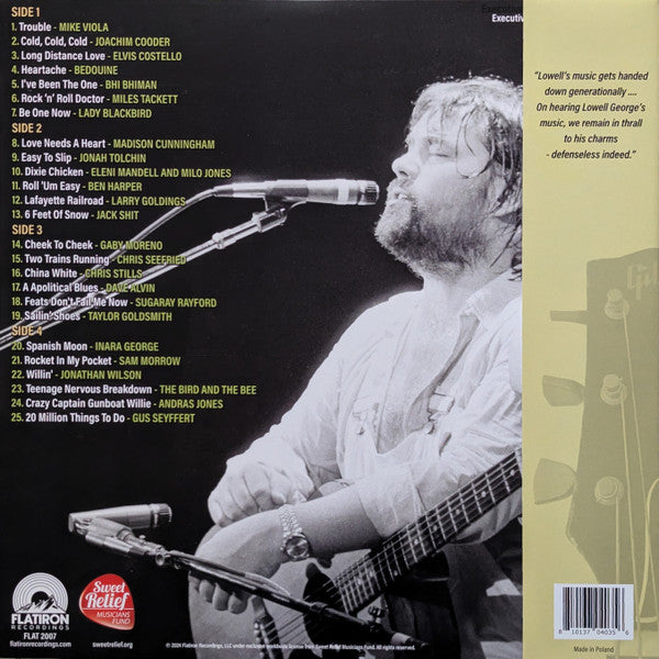 Various - Long Distance Love (A Sweet Relief Tribute To Lowell George) (WHITE VINYL) | Mint (M) Mint (M) - BLUES *NEW/COLOR*
