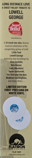 Various - Long Distance Love (A Sweet Relief Tribute To Lowell George) (WHITE VINYL) | Mint (M) Mint (M) - BLUES *NEW/COLOR*