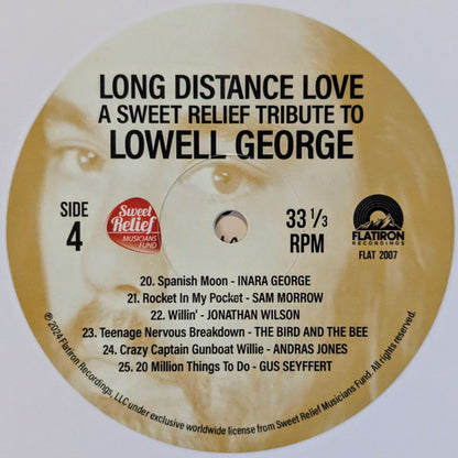 Various - Long Distance Love (A Sweet Relief Tribute To Lowell George) (WHITE VINYL) | Mint (M) Mint (M) - BLUES *NEW/COLOR*