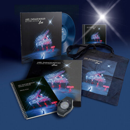 Axel Zwingenberger - (PRESALE 7/31/26) Boogie Woogie Live (BOX BAG BOOK METRONOME CD 12AM BLUE VINYL) | Mint Mint - BLUES *NEW*