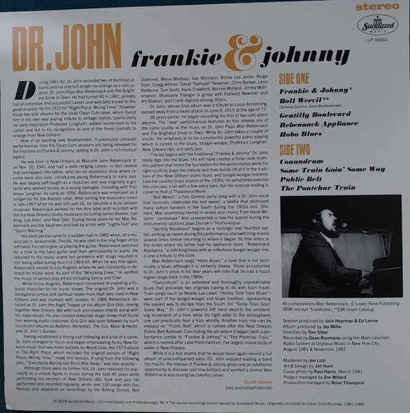 Dr. John - Frankie & Johnny | Mint (M) Mint (M) - BLUES *NEW*