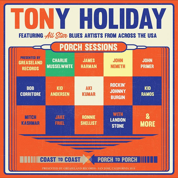 Holiday, Tony - Porch Sessions (CD) | Mint Mint - BLUES *NEW*