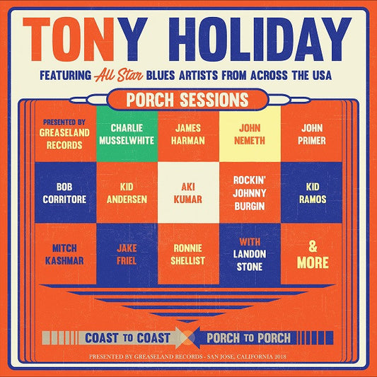 Holiday, Tony - Porch Sessions (CD) | Mint Mint - BLUES *NEW*