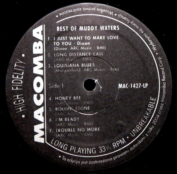 The Best Of Muddy Waters (VINYL) | Mint (M) Mint (M) - BLUES *SEALED*