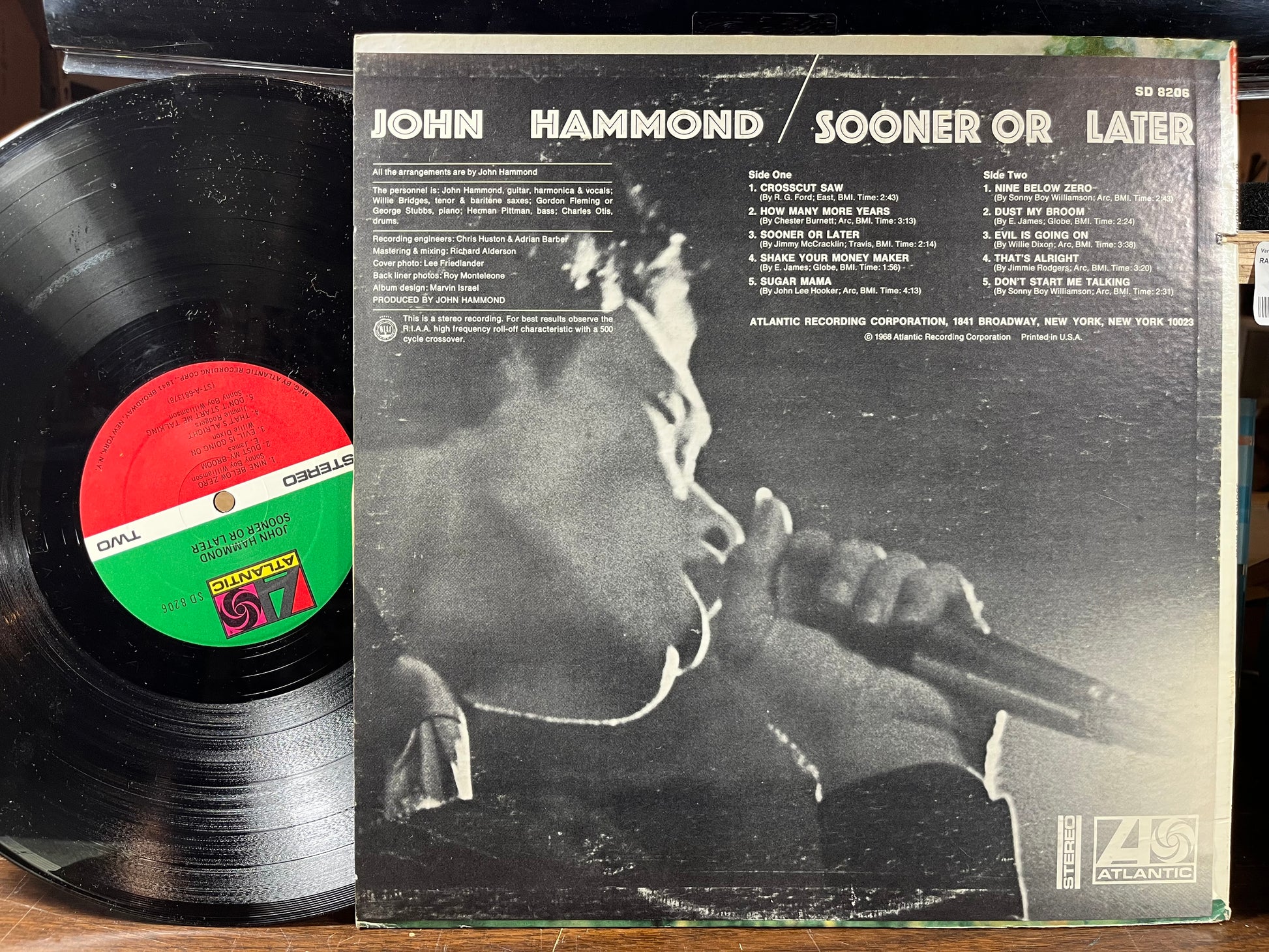 Sooner Or Later (VINYL) | Excellent+ (EX+) Excellent (EX) - BLUES / USED *EXCELLENT+*
