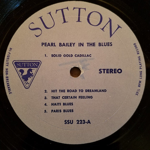 Pearl Bailey - The Blues Featuring Pearl Bailey | Excellent (EX) Very Good (VG) - BLUES / USED *EXCELLENT+*