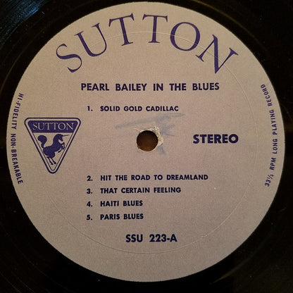 Pearl Bailey - The Blues Featuring Pearl Bailey | Excellent (EX) Very Good (VG) - BLUES / USED *EXCELLENT+*