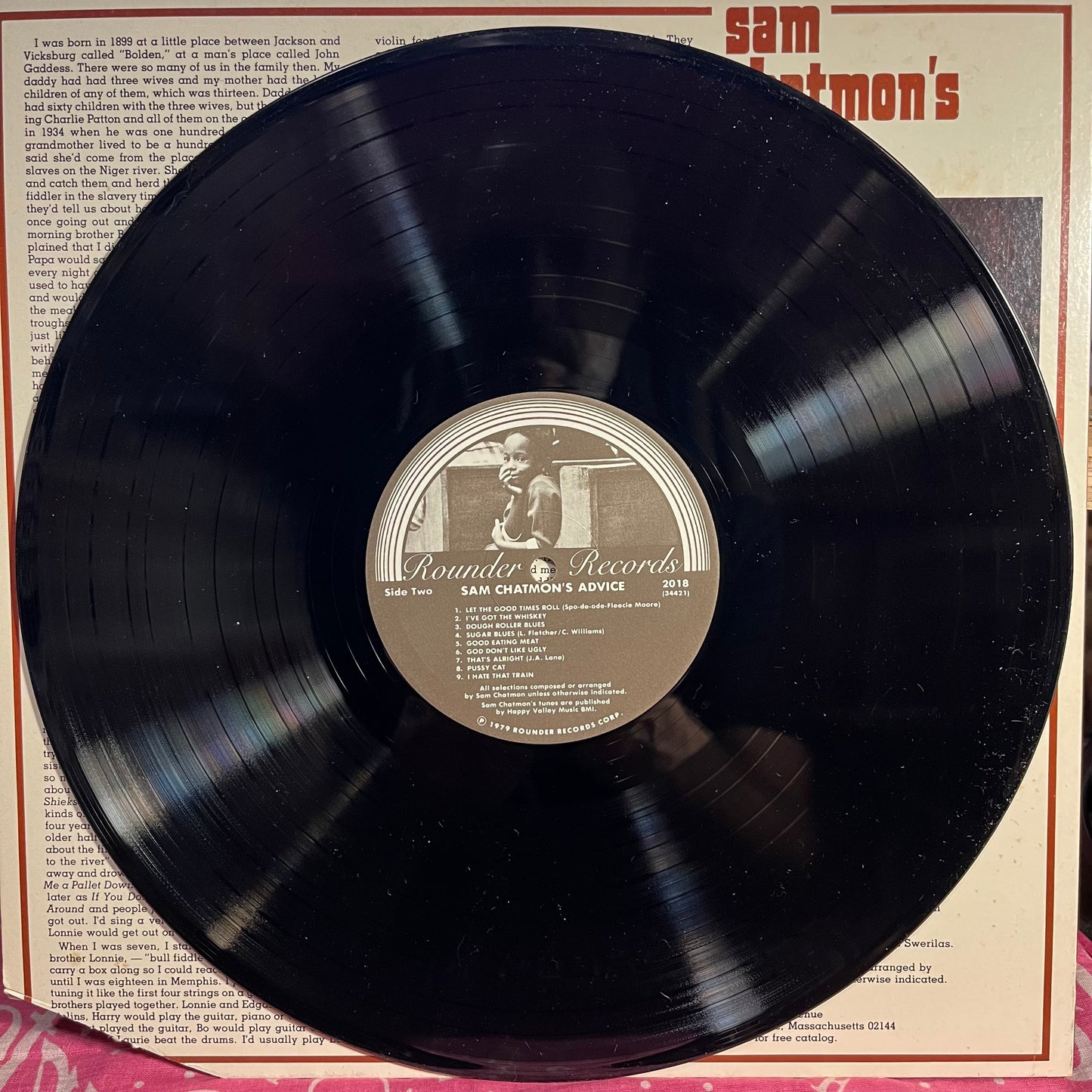 Sam Chatmon - Sam Chatmon's Advice | Excellent (EX) Excellent (EX) - BLUES / USED *EXCELLENT+*