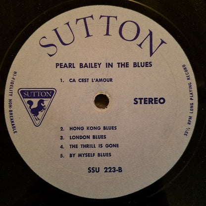Pearl Bailey - The Blues Featuring Pearl Bailey | Excellent (EX) Very Good (VG) - BLUES / USED *EXCELLENT+*