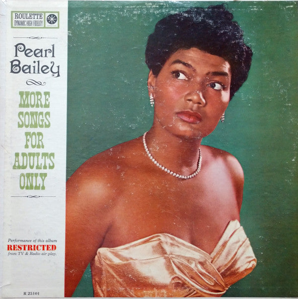 Pearl Bailey - More Songs For Adults Only | Excellent (EX) Very Good Plus (VG+) - BLUES / USED *EXCELLENT+*