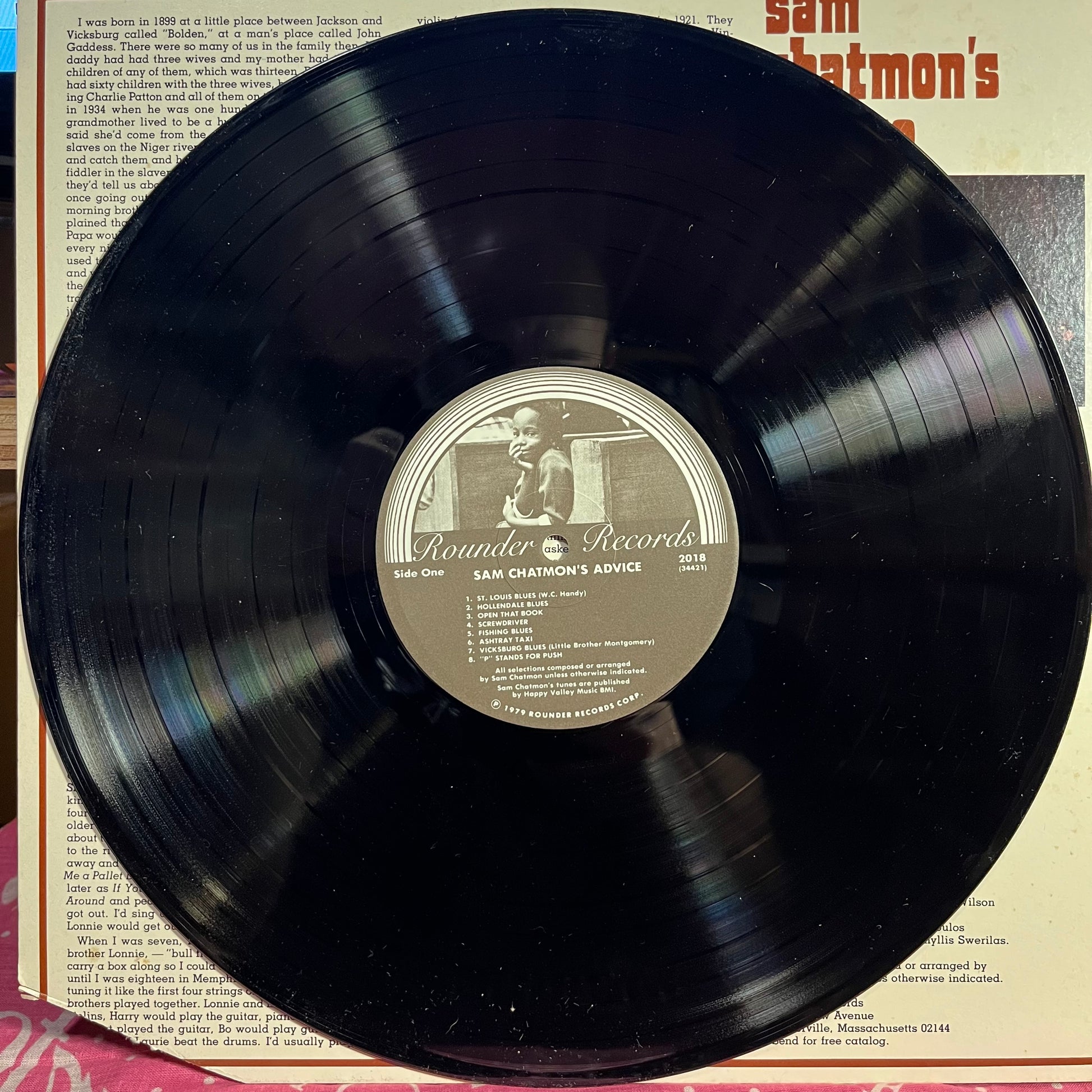 Sam Chatmon - Sam Chatmon's Advice | Excellent (EX) Excellent (EX) - BLUES / USED *EXCELLENT+*