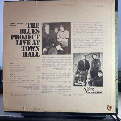 Live At Town Hall (VINYL) | Excellent+ (EX+) Very Good Plus (VG+) - BLUES / USED *EXCELLENT+*