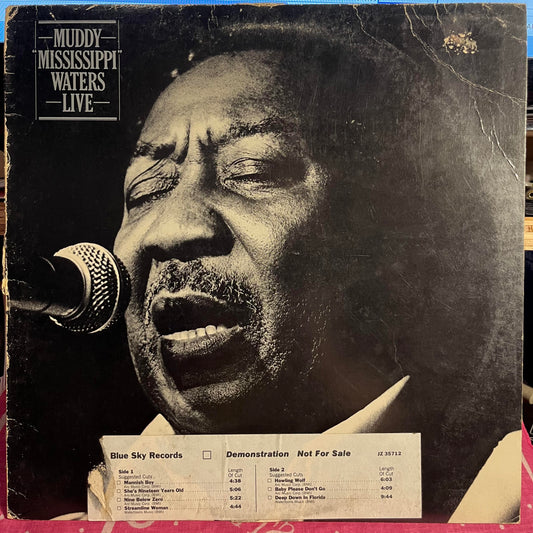 Muddy Waters - Muddy "Mississippi" Waters Live *SIGNED/PROMO* | - BLUES / USED *EXCELLENT+*