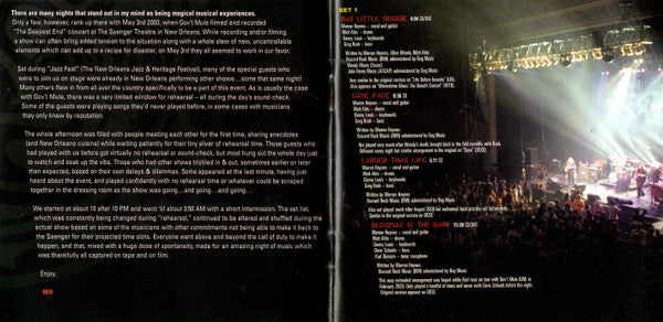 The Deepest End (Live In Concert) ( 2xCD, DVD) | Excellent+ (EX+) Excellent+ (EX+) - BLUES / USED *EXCELLENT+*