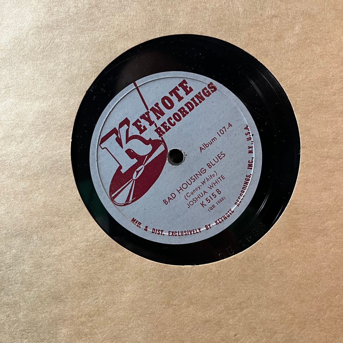Josh White - Southern Exposure (An Album Of Jim Crow Blues)(10" 3x78RPM) | NEW - BLUES / USED *EXCELLENT*
