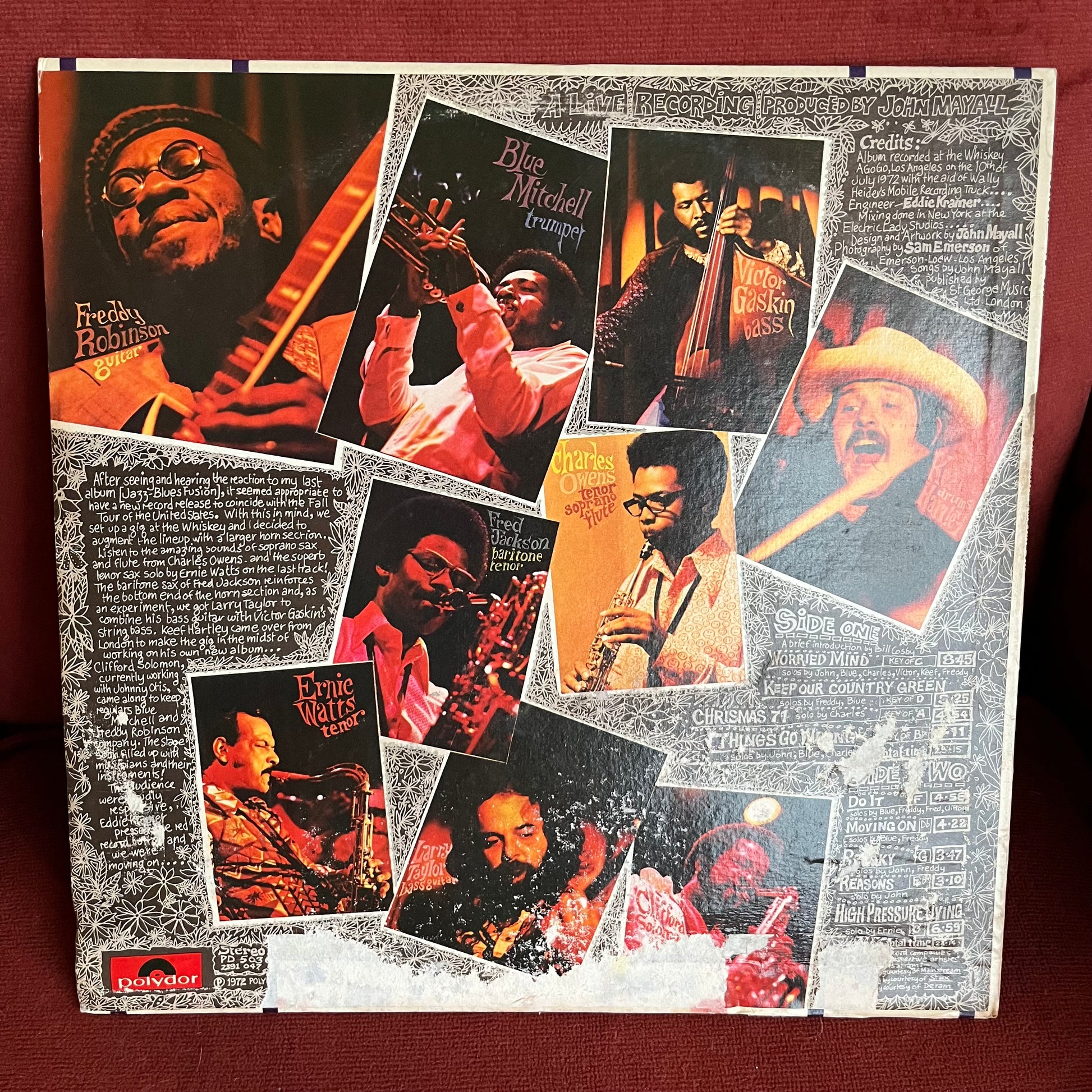 John Mayall - Moving On | Excellent (EX) Good Plus (G+) - BLUES / USED *EXCELLENT*