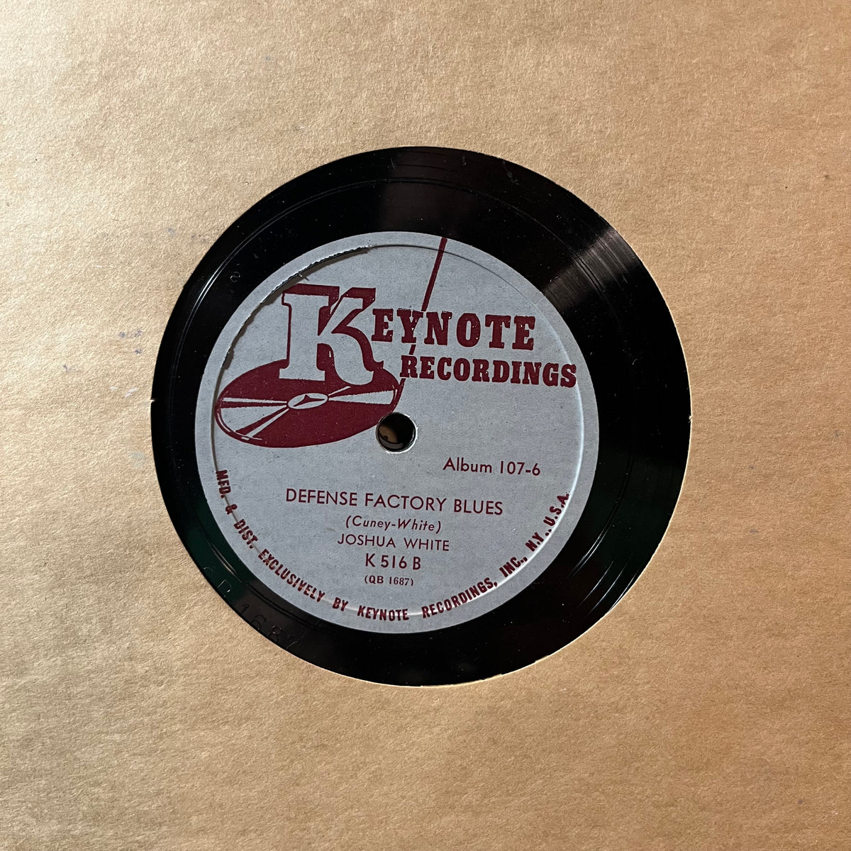Josh White - Southern Exposure (An Album Of Jim Crow Blues)(10" 3x78RPM) | NEW - BLUES / USED *EXCELLENT*