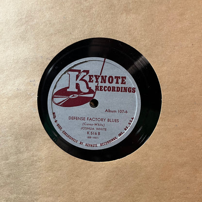 Josh White - Southern Exposure (An Album Of Jim Crow Blues)(10" 3x78RPM) | NEW - BLUES / USED *EXCELLENT*