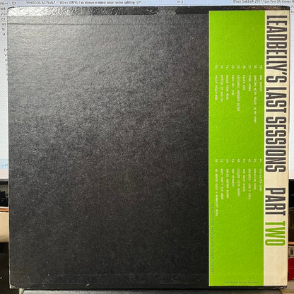 Leadbelly's Last Sessions Part Two (VINYL) | Excellent (EX) Near Mint (NM) - BLUES / USED *EXCELLENT*