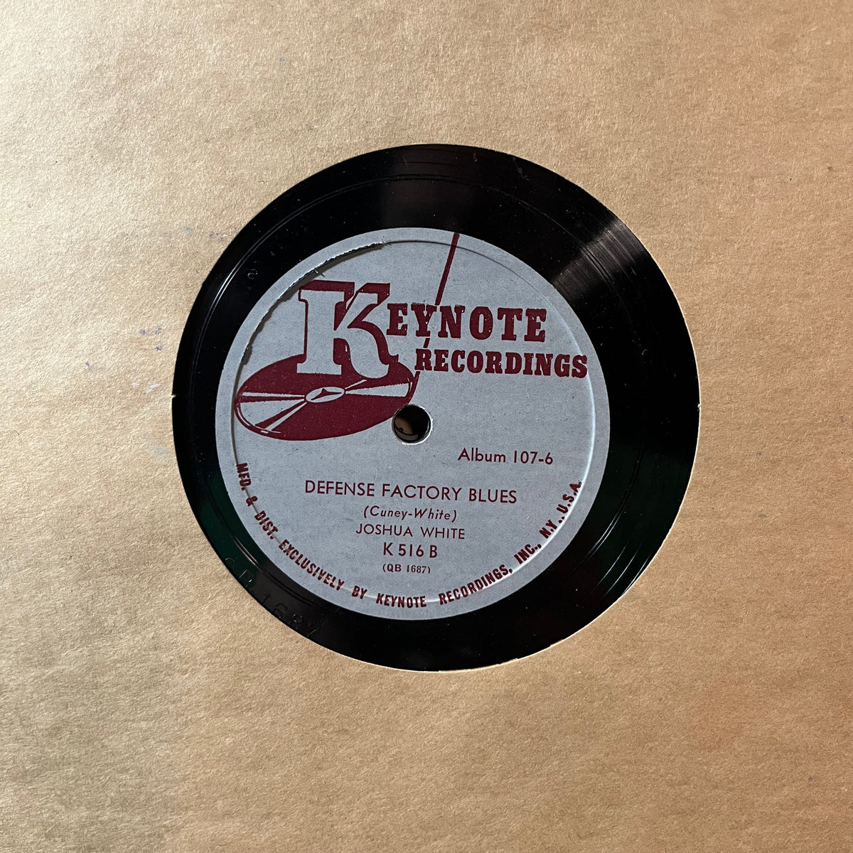 Josh White - Southern Exposure (An Album Of Jim Crow Blues)(10" 3x78RPM) | NEW - BLUES / USED *EXCELLENT*