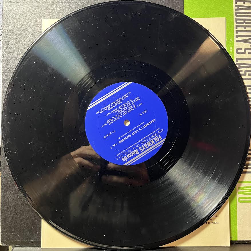Leadbelly's Last Sessions Part Two (VINYL) | Excellent (EX) Near Mint (NM) - BLUES / USED *EXCELLENT*