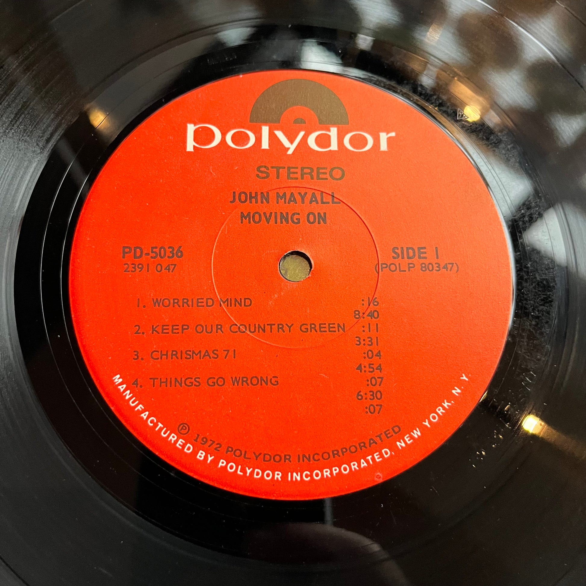John Mayall - Moving On | Excellent (EX) Good Plus (G+) - BLUES / USED *EXCELLENT*