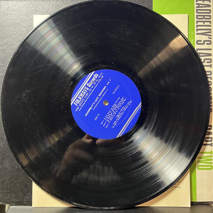 Leadbelly's Last Sessions Part Two (VINYL) | Excellent (EX) Near Mint (NM) - BLUES / USED *EXCELLENT*