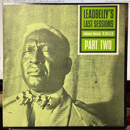 Leadbelly's Last Sessions Part Two (VINYL) | Excellent (EX) Near Mint (NM) - BLUES / USED *EXCELLENT*