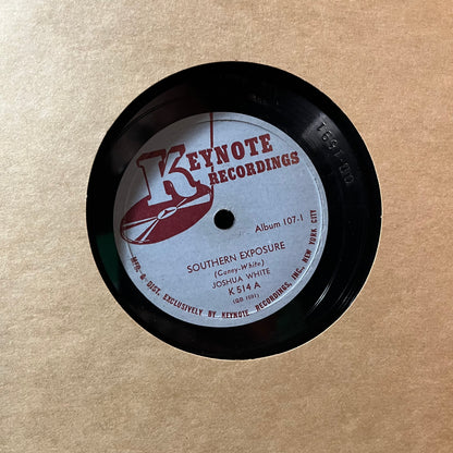 Josh White - Southern Exposure (An Album Of Jim Crow Blues)(10" 3x78RPM) | NEW - BLUES / USED *EXCELLENT*